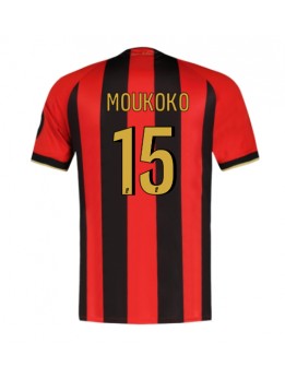 OGC Nice Youssoufa Moukoko #15 Domaci Dres 2024-25 Kratak Rukavima